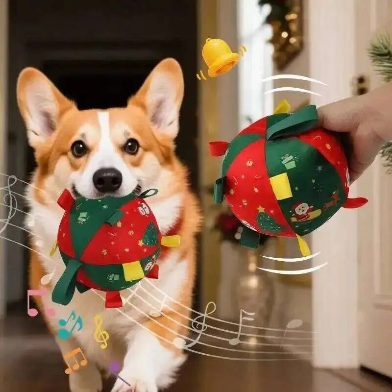 🎄🐶🐱 Hračky pre domácich miláčikov | Nabíjacie vianočné gule s zvukovými efektmi