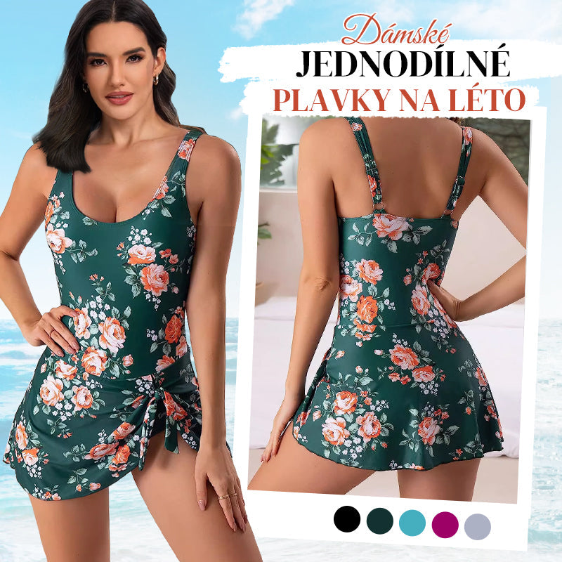 【🎁📿Ružový náhrdelník zadarmo🎁】—✨ Dámske jednodielne plavky🩱