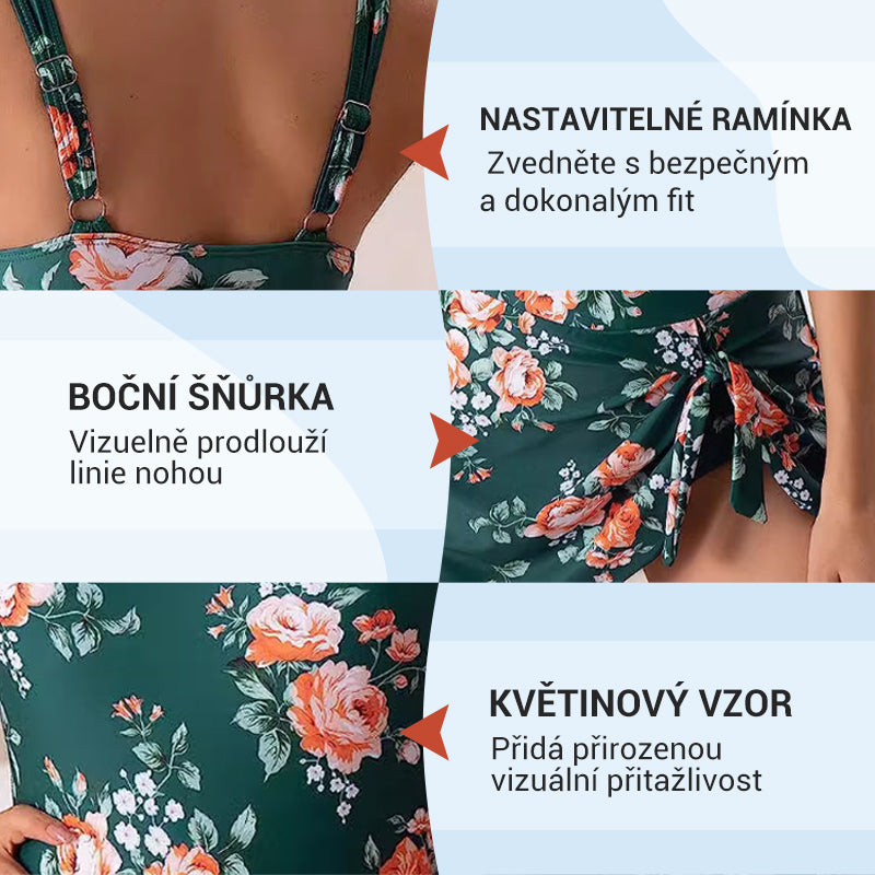 【🎁📿Ružový náhrdelník zadarmo🎁】—✨ Dámske jednodielne plavky🩱