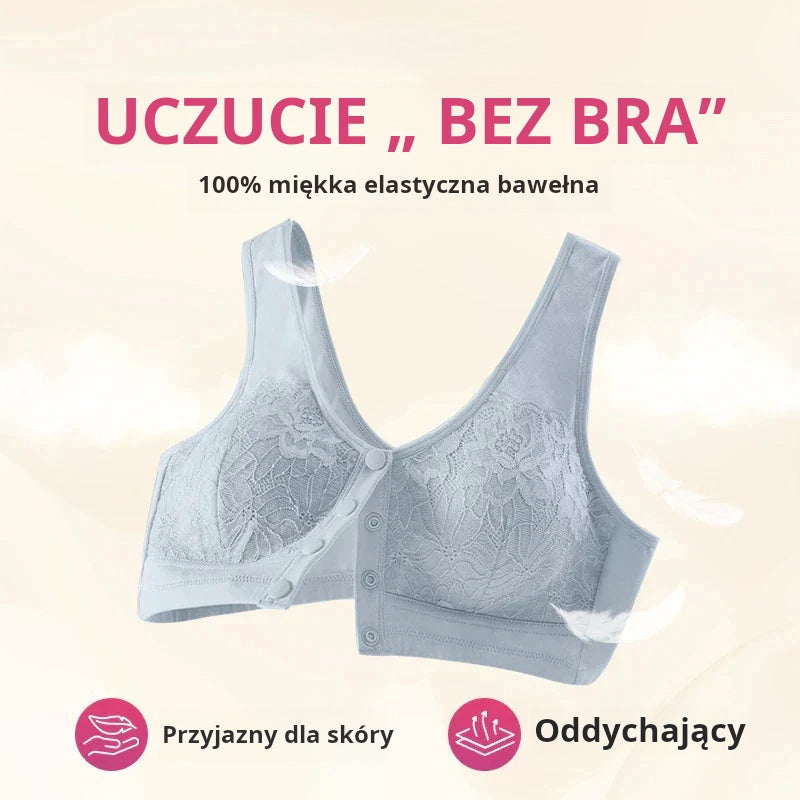 Kúpte 1, získajte 1 zadarmo💞Ľahká podprsenka bez kostíc s predným zapínaním