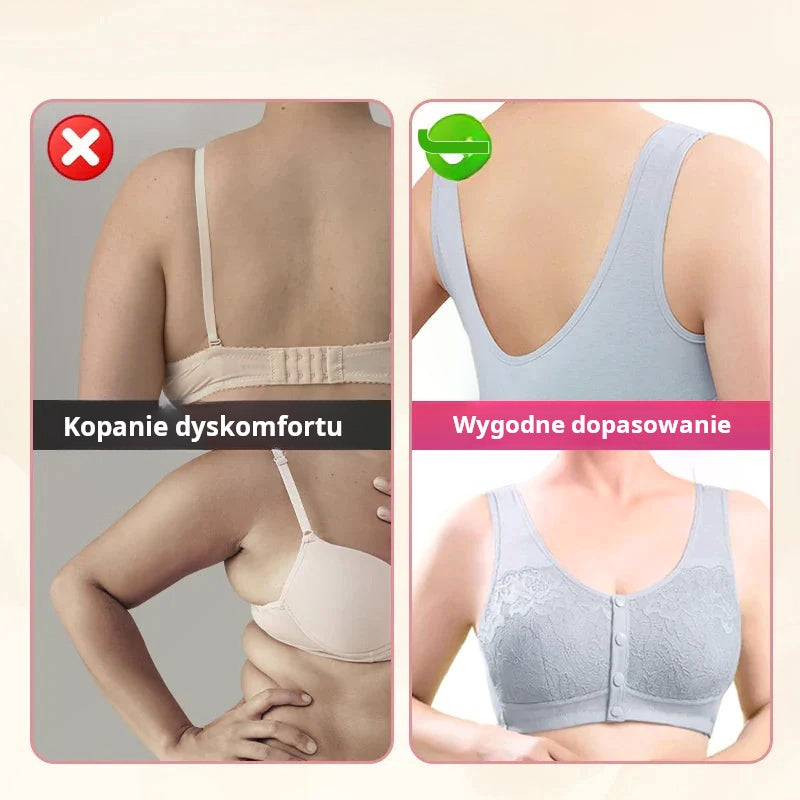 Kúpte 1, získajte 1 zadarmo💞Ľahká podprsenka bez kostíc s predným zapínaním