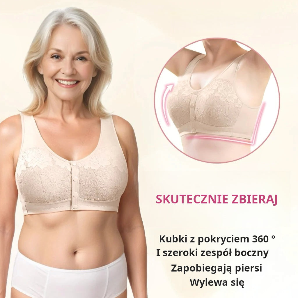 Kúpte 1, získajte 1 zadarmo💞Ľahká podprsenka bez kostíc s predným zapínaním
