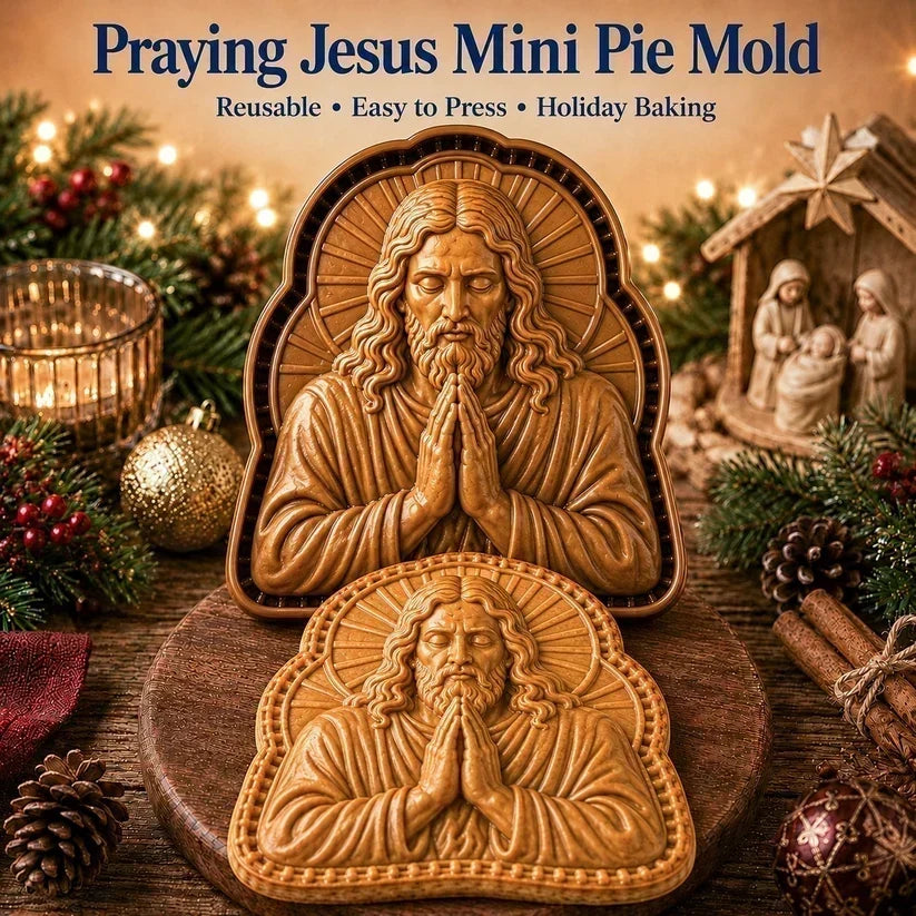 ✝️ Sada mini formičiek na vianočné pečivo s motívmi viery a betlehemu | Formičky na opakované použitie🥧✨