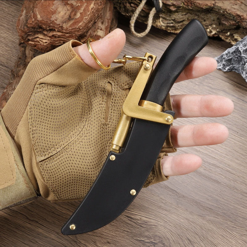 【🎁📿Ružový náhrdelník zadarmo🎁】🔥Viacúčelový outdoorový prenosný nôž na ovocie s puzdrom
