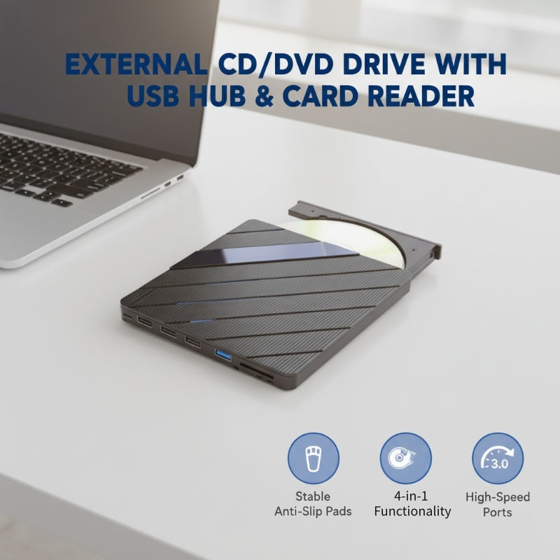 Externá CD/DVD mechanika pre notebook