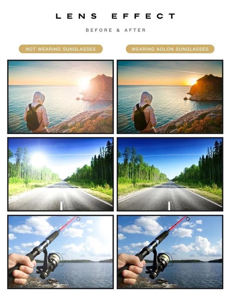 2026 Fotochromatické slnečné okuliare s antireflexnými polarizovanými sklami