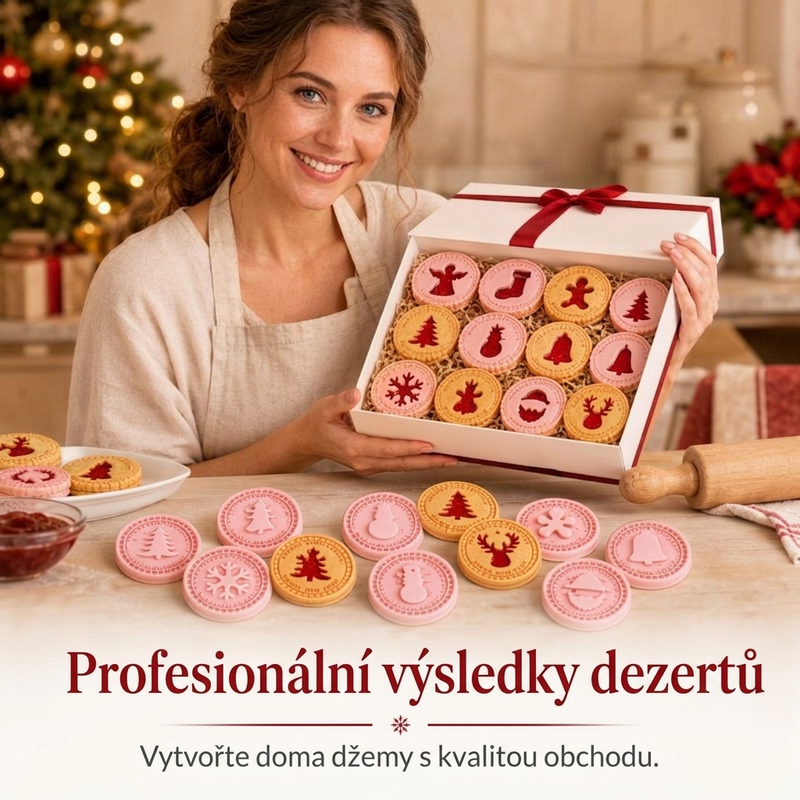 ✨ Sada vianočných formičiek na sušienky